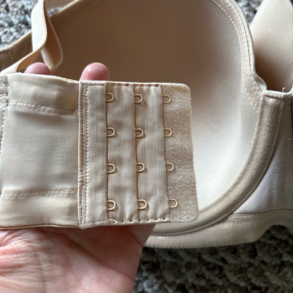 Wacoal Red Carpet Full Busted Convertible Strapless Bra 38DDD 854119 Nude Beige - Picture 4 of 11